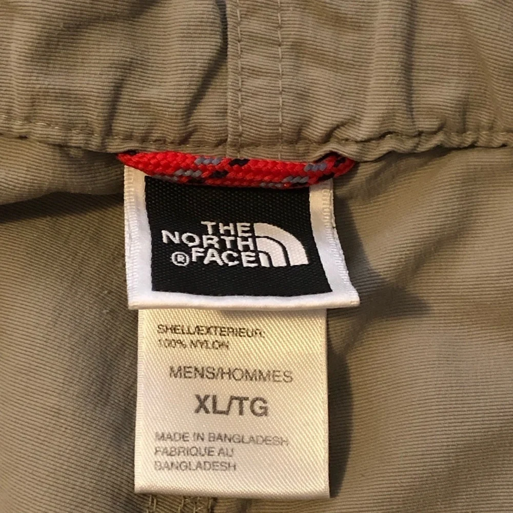 The North Face nylon cargo shorts. Size XL.